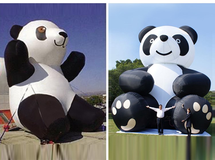 东澳镇充气熊猫展示